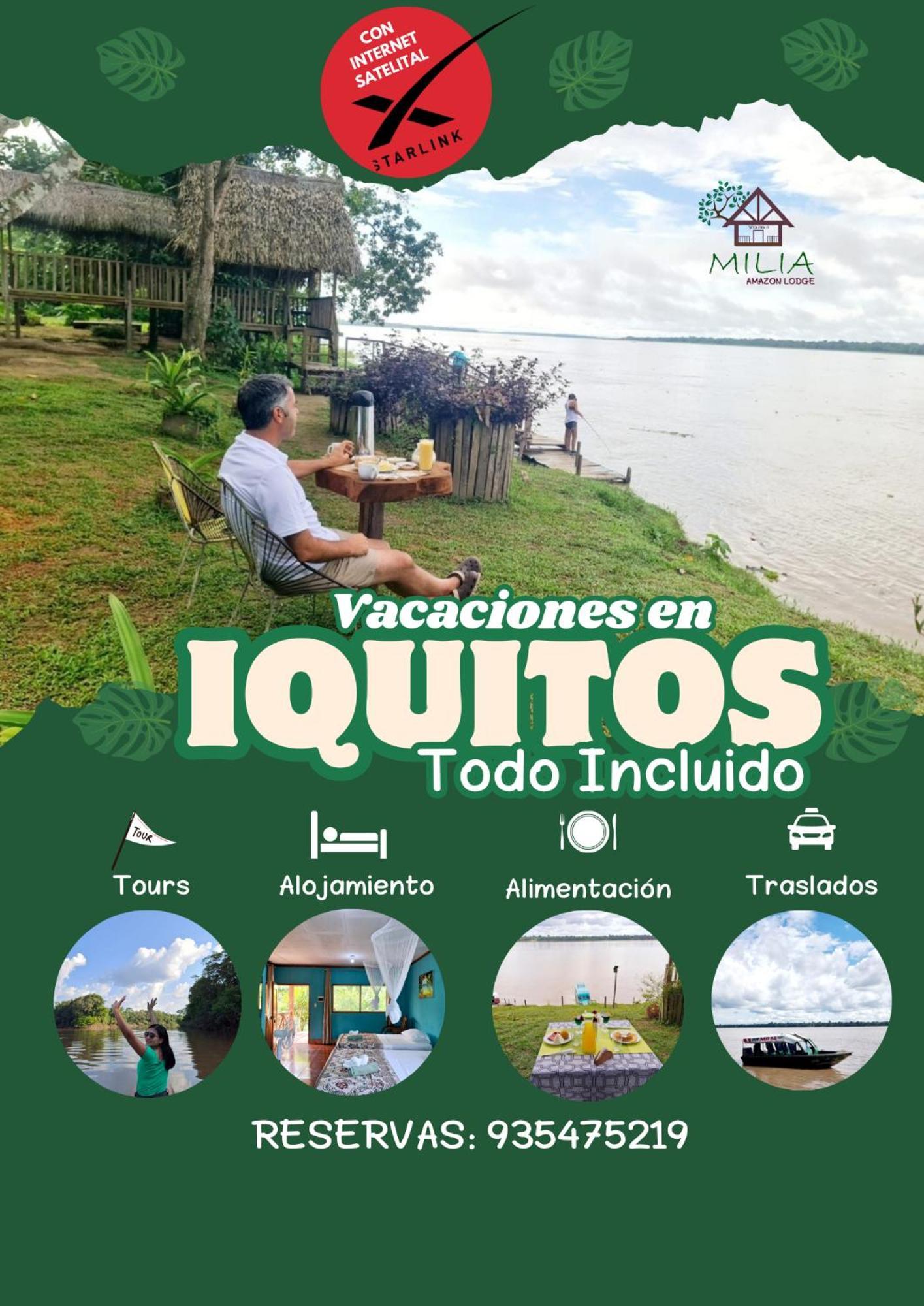 Milía Amazon Lodge Iquitos Exterior foto